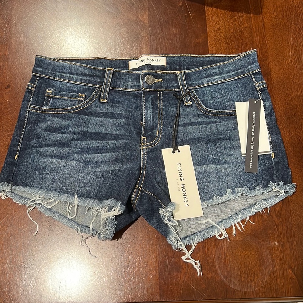 Flying Monkey Blue Jean Shorts Size 27